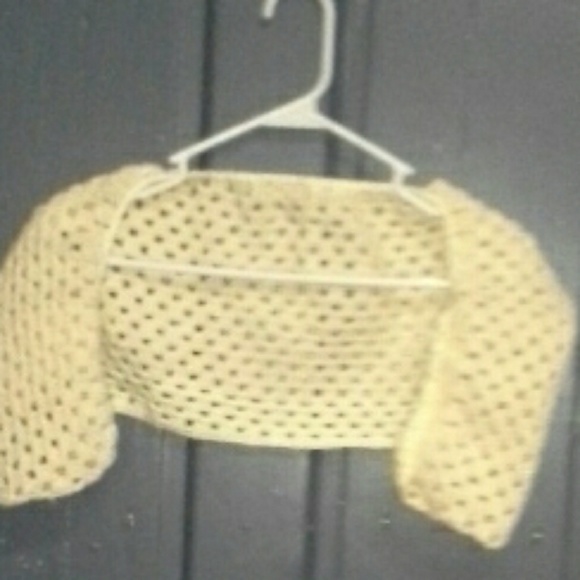 Ivory Dress and Shrug - Picture 5 of 5